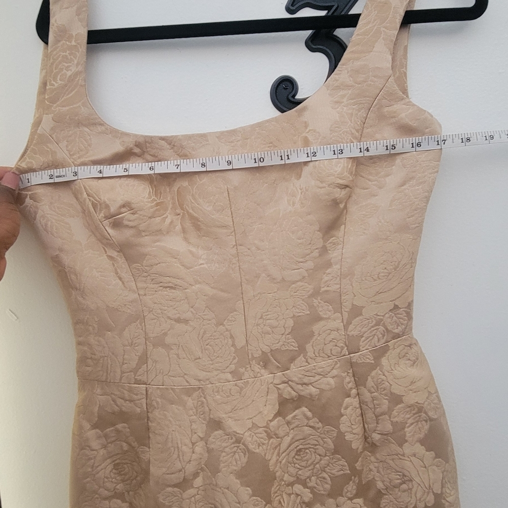 Dolce & Gabbana Tan Floral Mini Dress - Picture 8 of 8